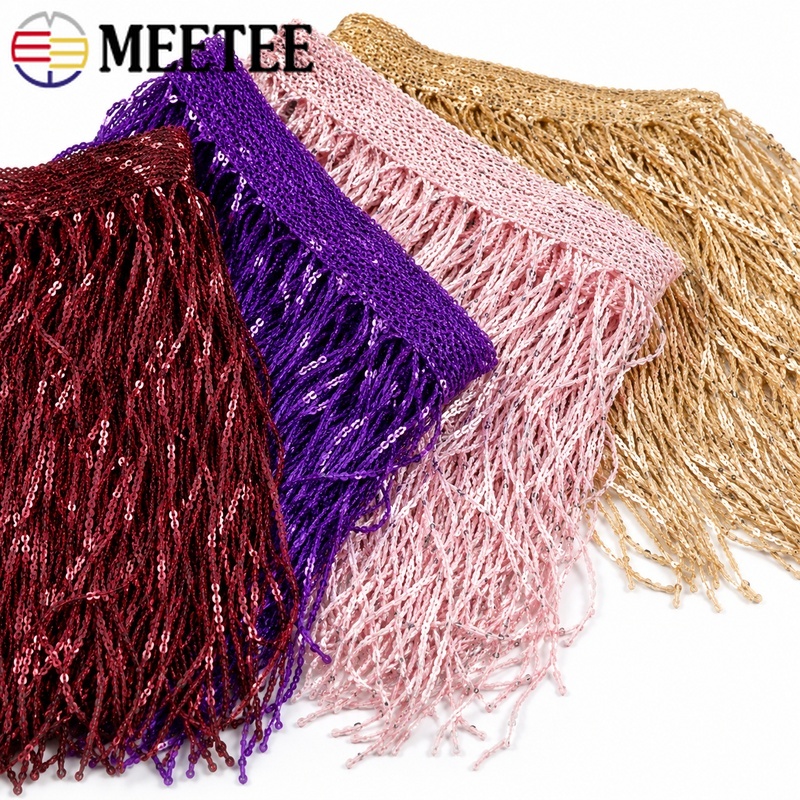 Fringe Ribbon Sewing - 3/5Yards 20cm Pailletten Kwastje Fringe Trim