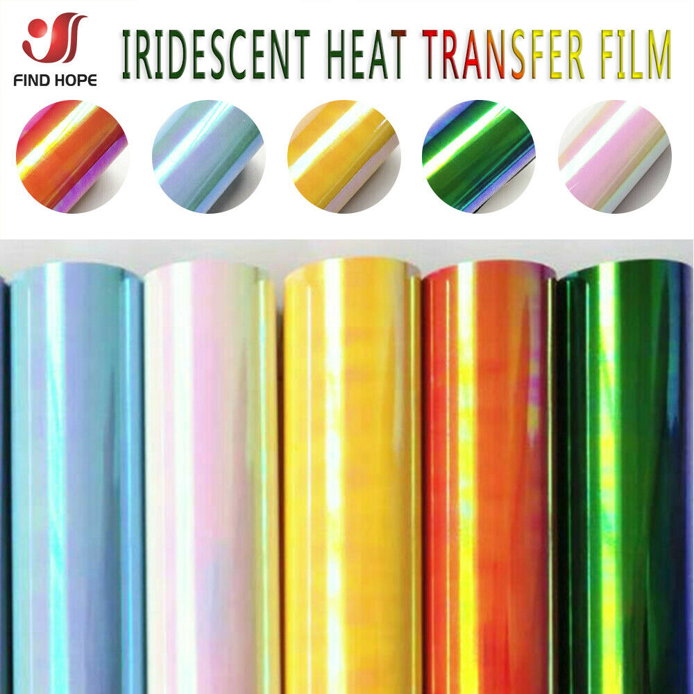 Glitter Vinyl Roll - Holografische Warmteoverdracht Vinyl Opstrijkbare Kleding HTV