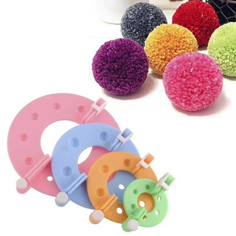 Pom Pom Maker Tool - 2026 8-delige set pluizenbalwever pomponmaker breiweefgetouwset