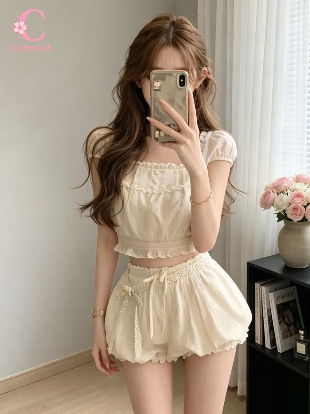 Elastic Lace Trim - Zomerse Coquette Sweet 2-delige set voor