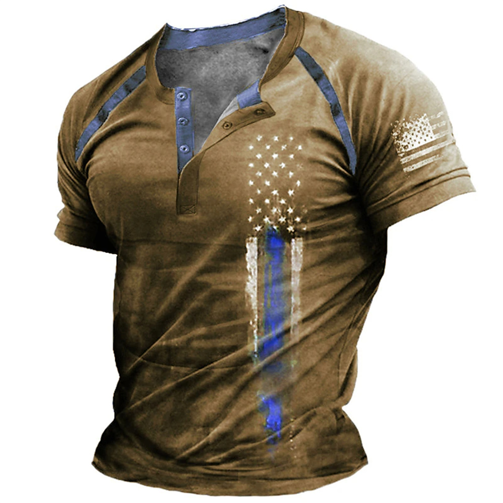 Embellish Knit - Grappige 3D Amerikaanse vlag print heren