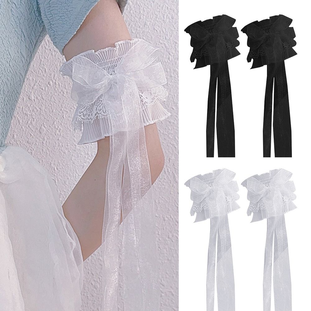Elastic Lace Trim - Armwarmers Strik Arm Mouw Elastische Ruches