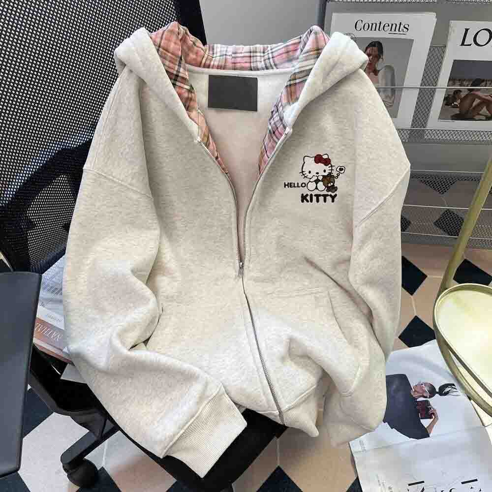 Embellish Knit - Hello Kitty damessweatshirt met capuchon Kawaii