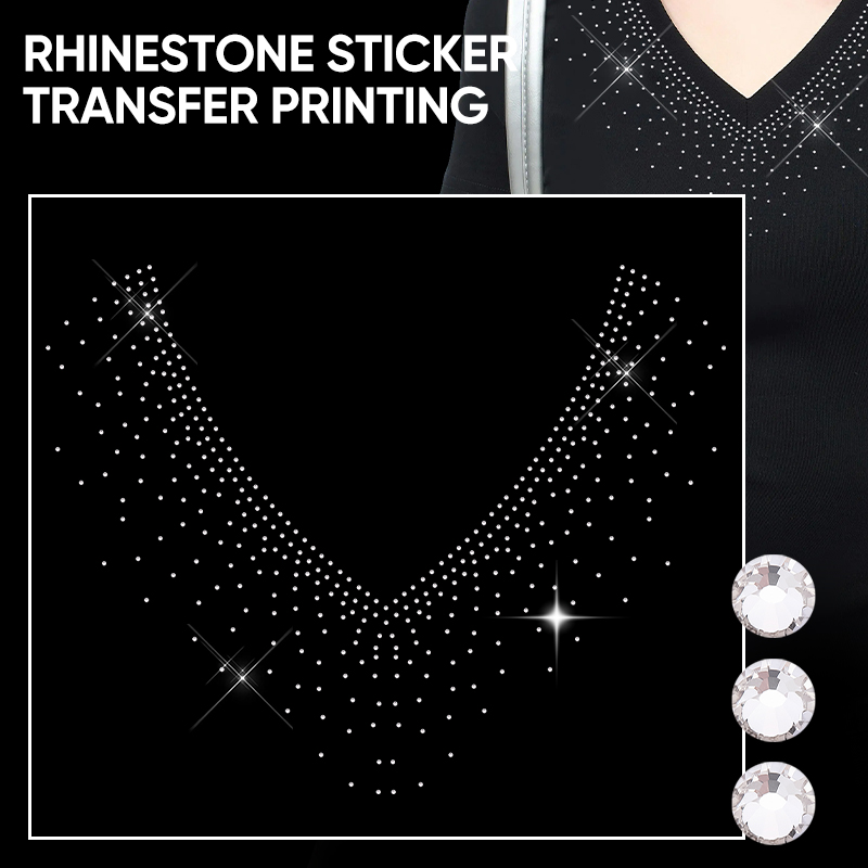 Glitter Vinyl Roll - QIAO 1/2/4/6 stuks V-hals Glitter Hot
