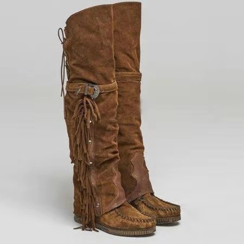 Tassel Fringe Trim - 2026 Nieuwe Dames Over-de-Knie Franje Kwast