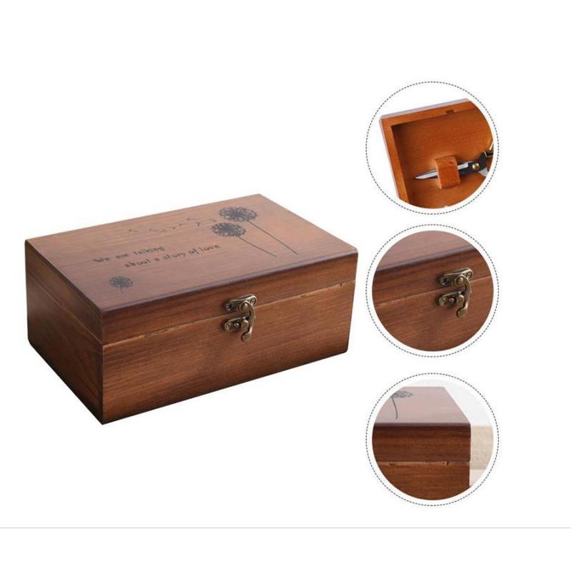 Houten naaigerei-organizer met - Craft Embellishment Storage recensie en prijs