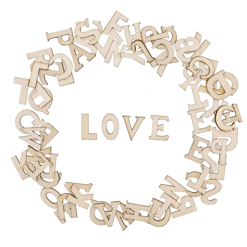100 Stuks Letters Houten Alfab - Craft Embellishment recensie en prijs