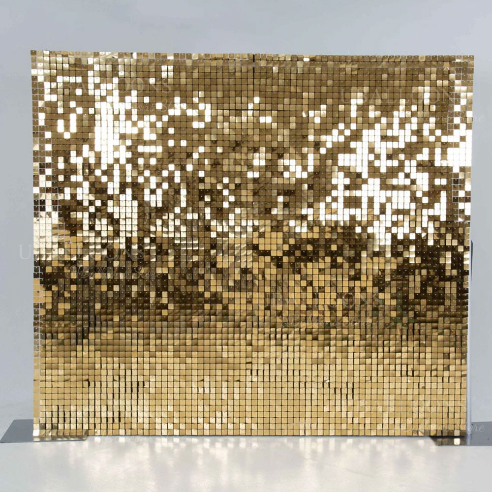 Champagne goud glans achtergro - Sequin Fabric Panel recensie en prijs