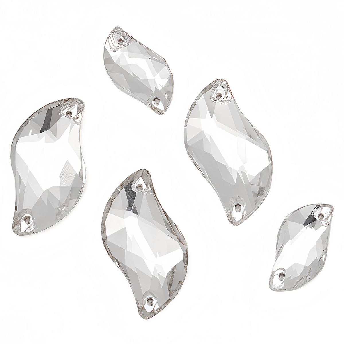 S-vorm naai strass kristalglas - Sew On Rhinestone recensie en prijs