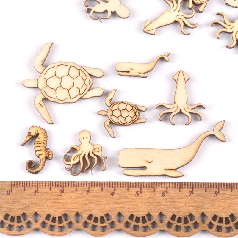20Pcs 25-40Mm Sea Turtle/Paard - Craft Embellishment recensie en prijs