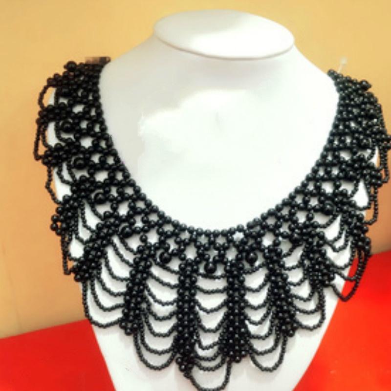 Nieuwe parel kralen kant trim  - Beaded Trim Fringe recensie en prijs