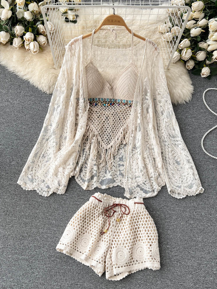 Zomer Nieuwe Vakantiepak Dames - Tassel Fringe Trim recensie en prijs