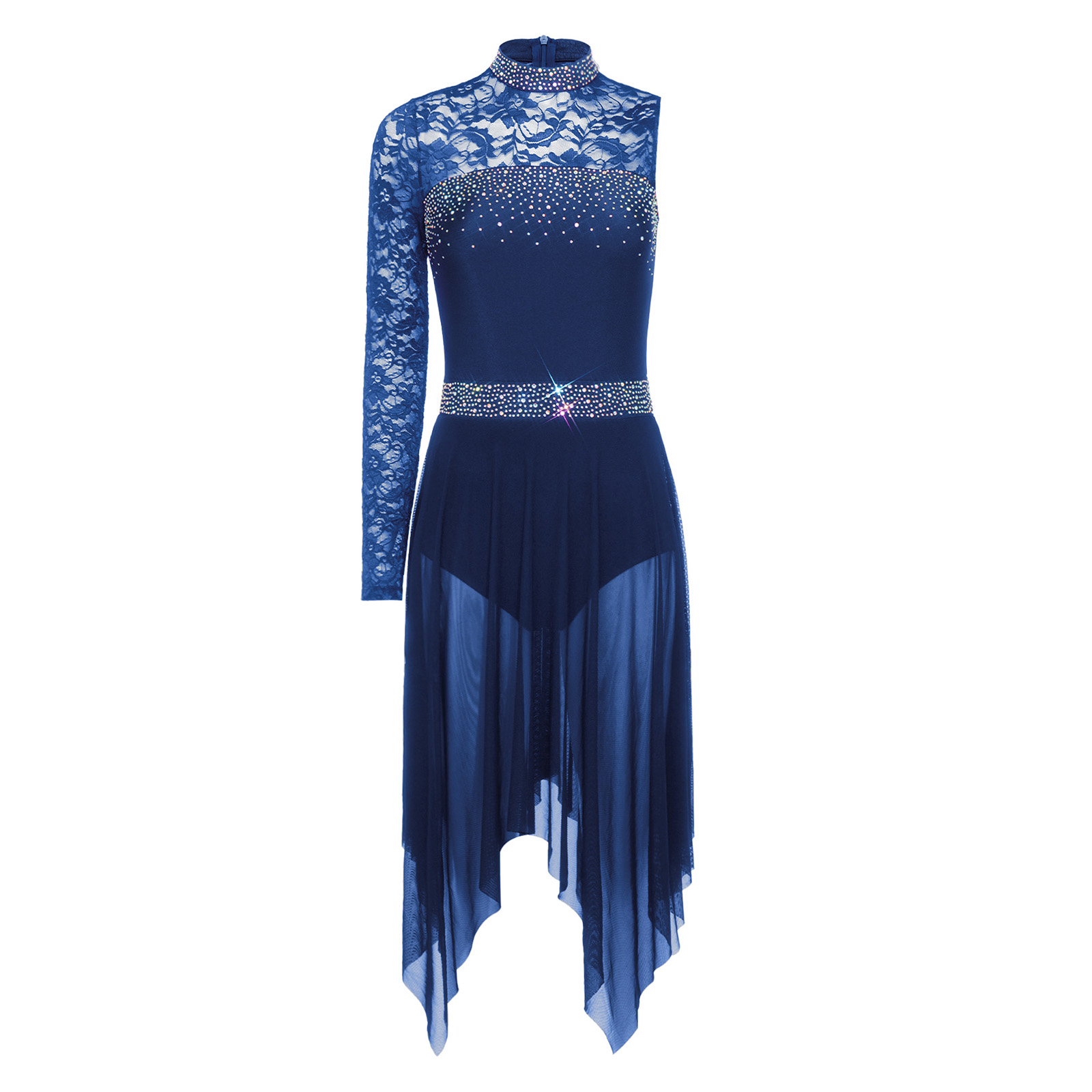 Vrouwen Lyrische Kunstschaatsd - Rhinestone Banding Trim recensie en prijs