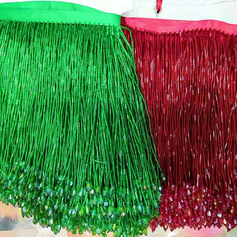 90X15Cm Crystal Kwastje Kant K - Beaded Trim Fringe recensie en prijs