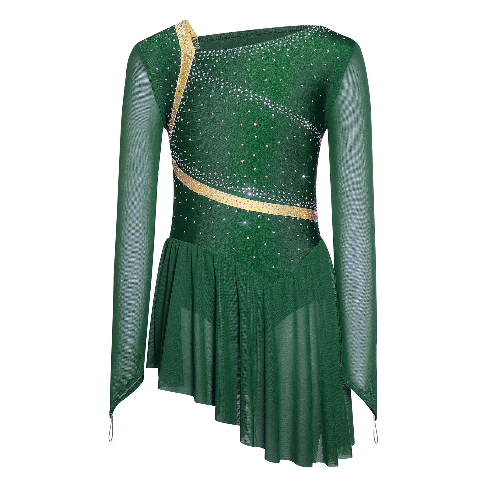 Kinderen Meisjes Kunstschaatse - Rhinestone Banding Trim recensie en prijs