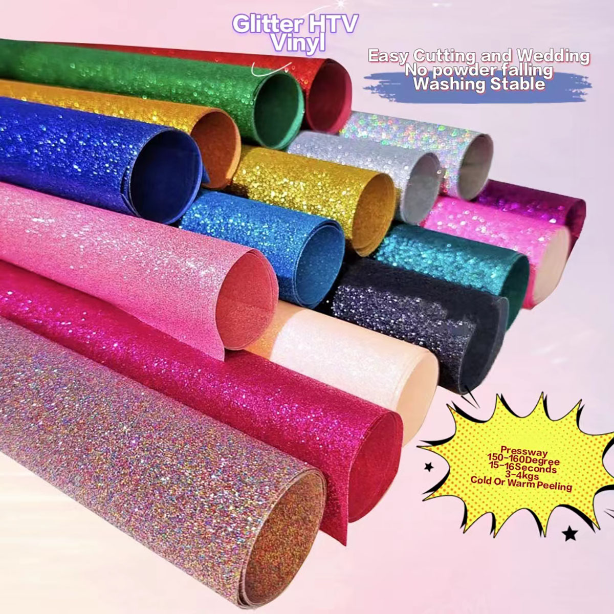 CHEONET HTV --- Glitter Heat T - Glitter Vinyl Roll recensie en prijs