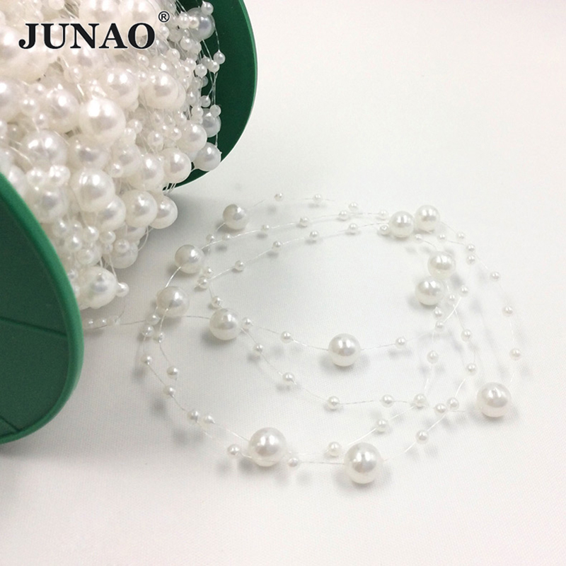 JUNAO 20 Meter 3 + 8mm Witte R - Pearl Trim Chain recensie en prijs