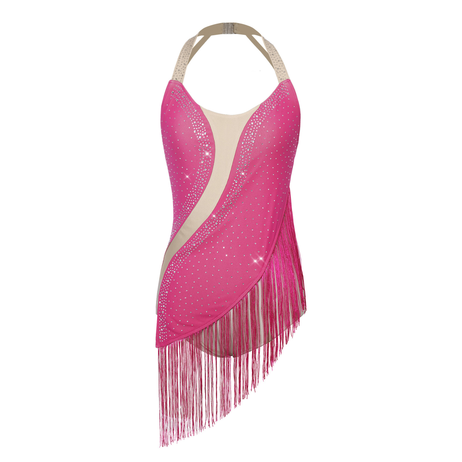 Rhinestone vrouwen backless ju - Rhinestone Banding Trim recensie en prijs
