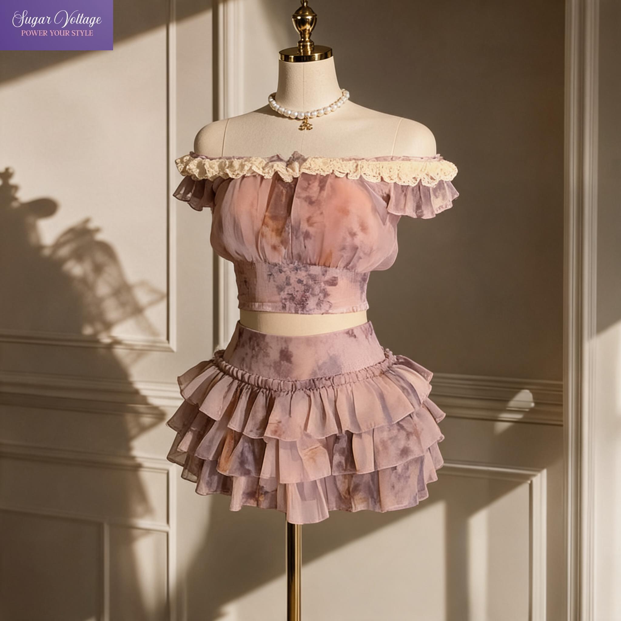 Franse zoete coquette off-shou - Elastic Lace Trim recensie en prijs