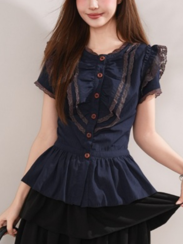 Vintage Gotische Japanse dames - Elastic Lace Trim recensie en prijs