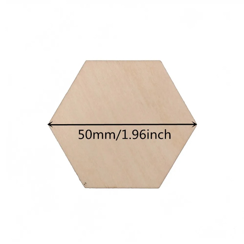 10-120mm Houten Zeshoek Blank  - Craft Embellishment recensie en prijs