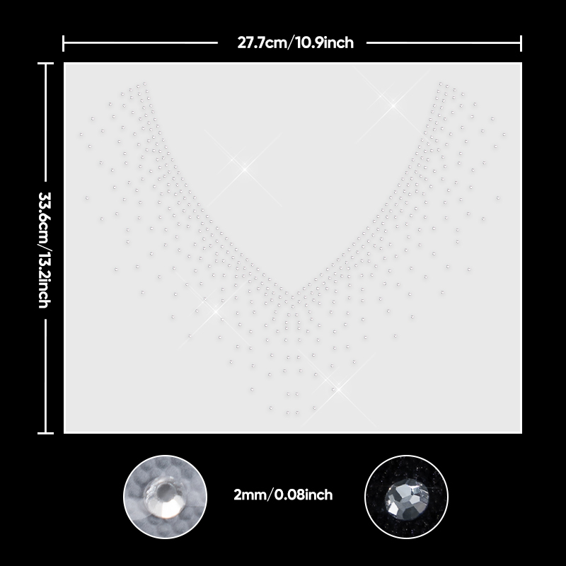 QIAO 1/2/4/6 stuks V-hals Glit - Glitter Vinyl Roll recensie en prijs