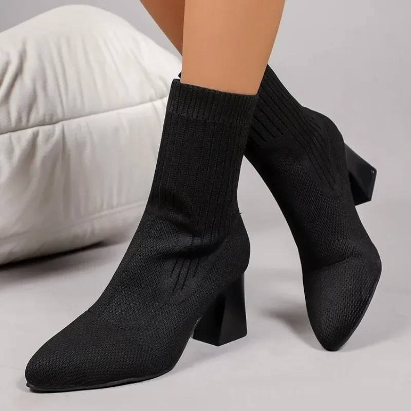Mode dames gebreide sok-enkell - Embellish Knit recensie en prijs