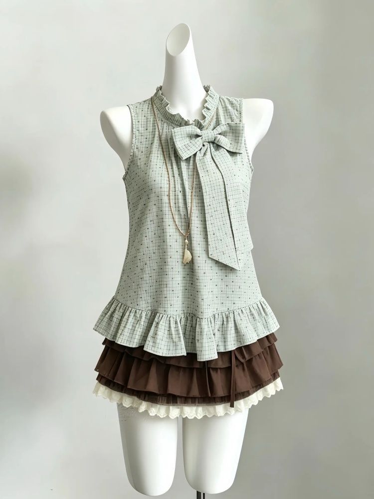 Japanse Vintage Sweeti 2-delig - Elastic Lace Trim recensie en prijs