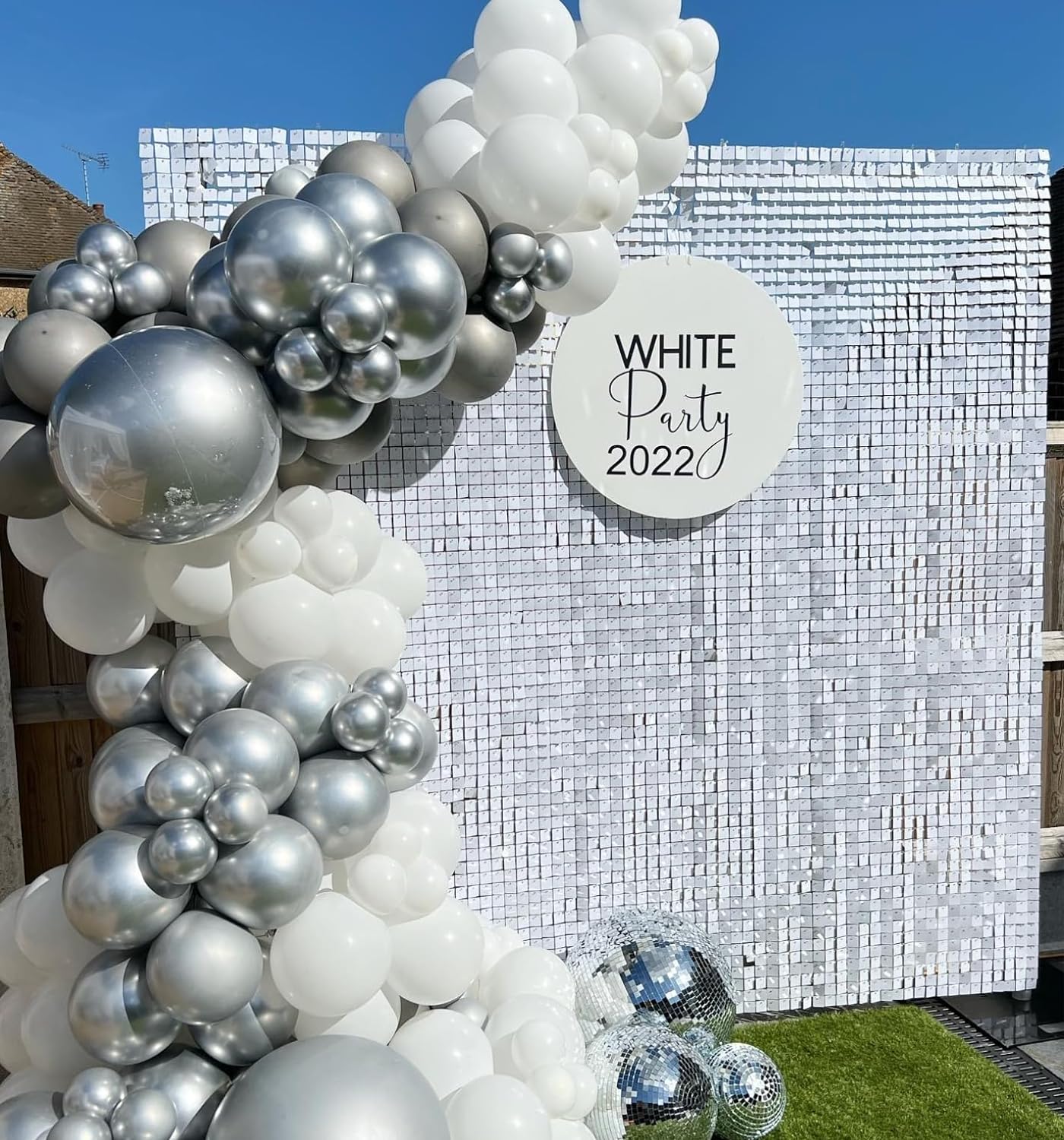 9/12/16/18 Stuks Witte Lovertj - Sequin Fabric Panel recensie en prijs