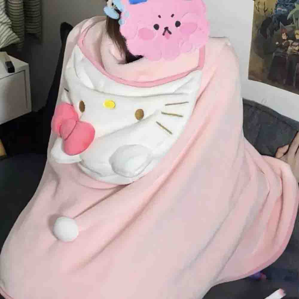 Leuke Hellokitty-mantelsjaal A - Embellish Knit recensie en prijs