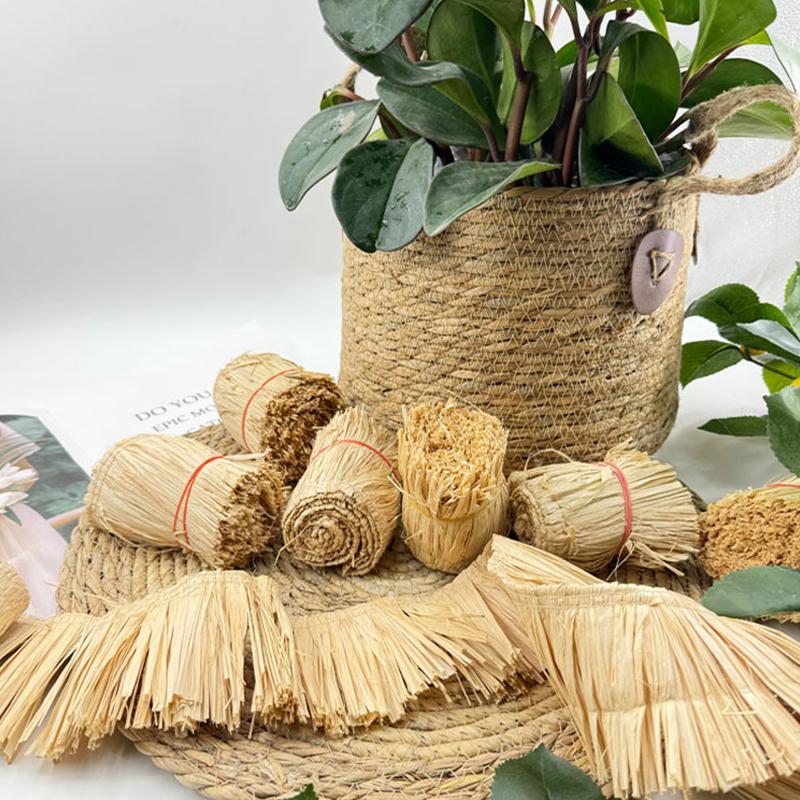 NIEUWE 1M Jute Fringe Trim Raf - Tassel Fringe Trim recensie en prijs