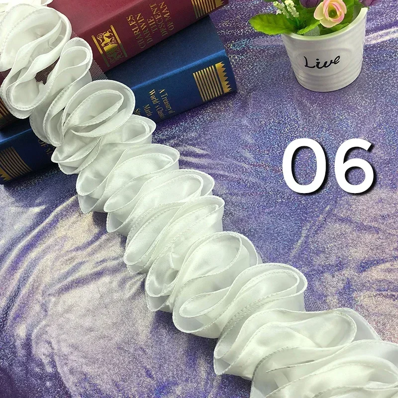 5Yards Geplooide Verstoorde Tr - Fringe Ribbon Sewing recensie en prijs